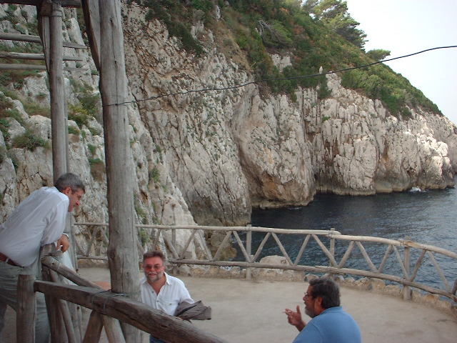 Along from Blue Grotto - Andrea, Edgar, Luca