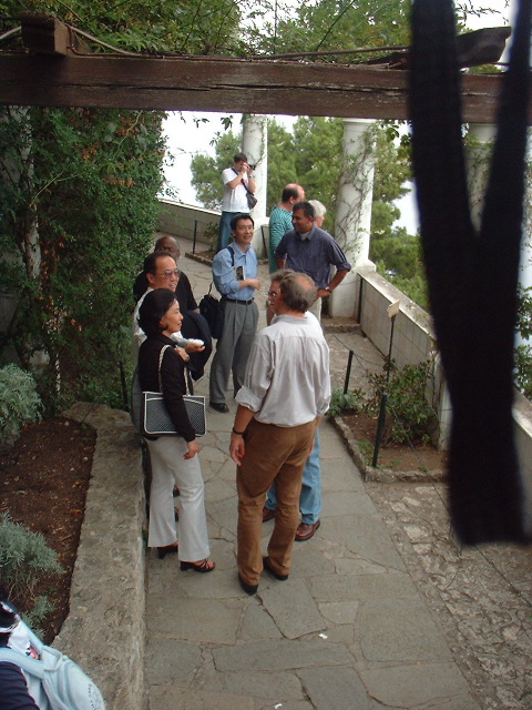 San Michele - group in pergola