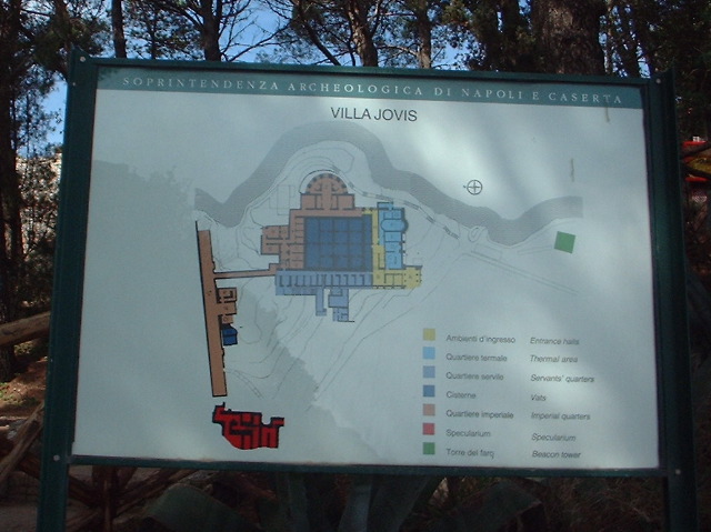 Villa Jovis - plan