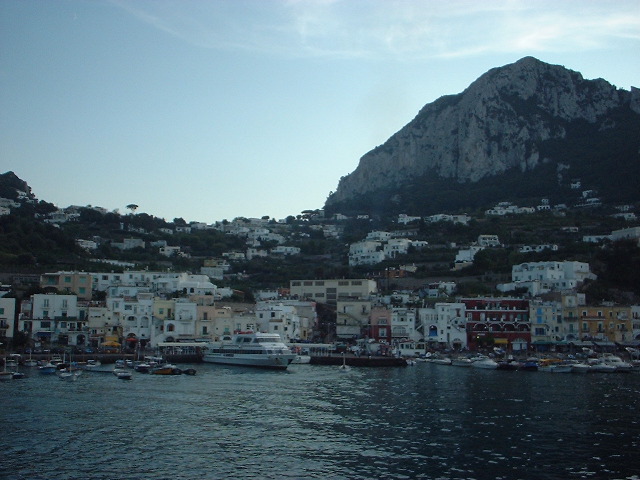 Marina Grande from the sea