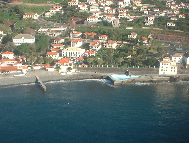 Funchal from plane