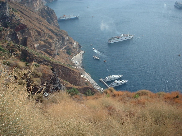 Cable car and port