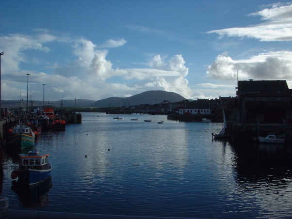 Stromness Harbour and Hoy