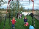 Dougal and Finlay on Swing