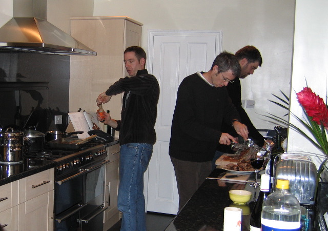 The 3 chefs - Ian, Alun & Matt